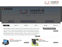 Tablet Screenshot of creativepune.com